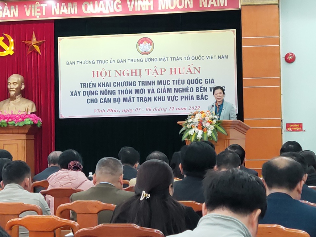 Ủy ban Trung ương MTTQ Việt Nam tổ chức tập huấn  về xây dựng nông thôn mới và giảm nghèo bền...