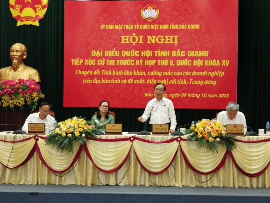 Ủy ban MTTQ tỉnh Bắc Giang phối hợp tổ chức Hội nghị đại biểu Quốc hội tiếp xúc cử trước kỳ họp...