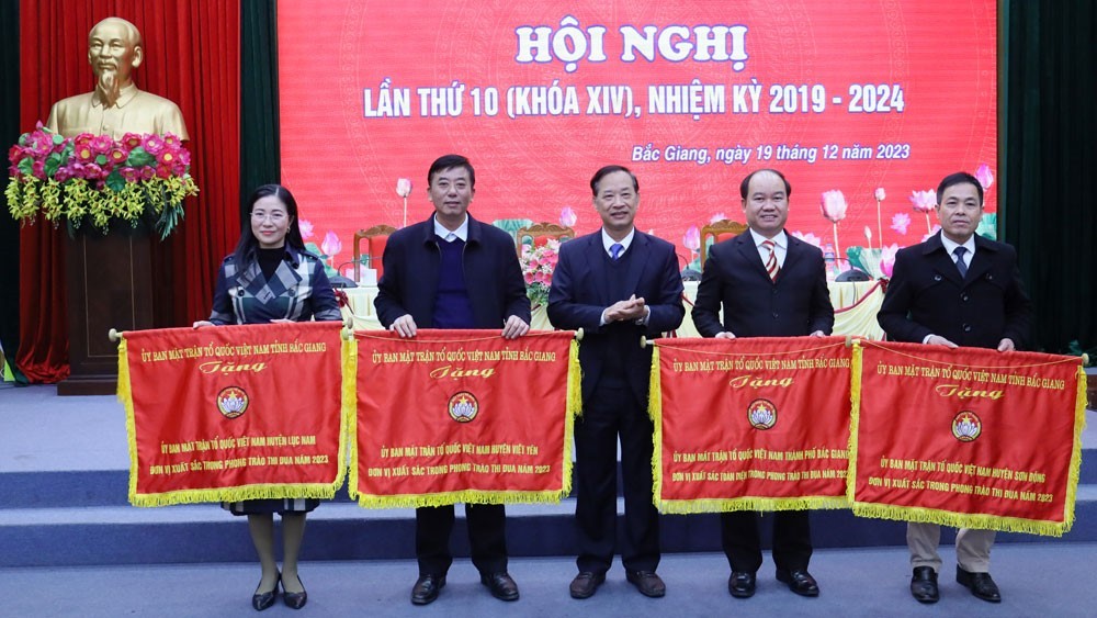 Ủy ban MTTQ tỉnh Bắc Giang tổ chức hội nghị lần thứ 10 (khóa XIV) nhiệm kỳ 2019-2024